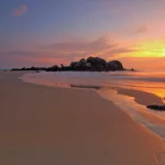 A remote island ideal for Maldives overnight camping.